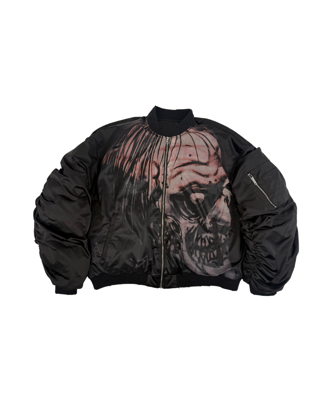 Scary face bomber jacket
